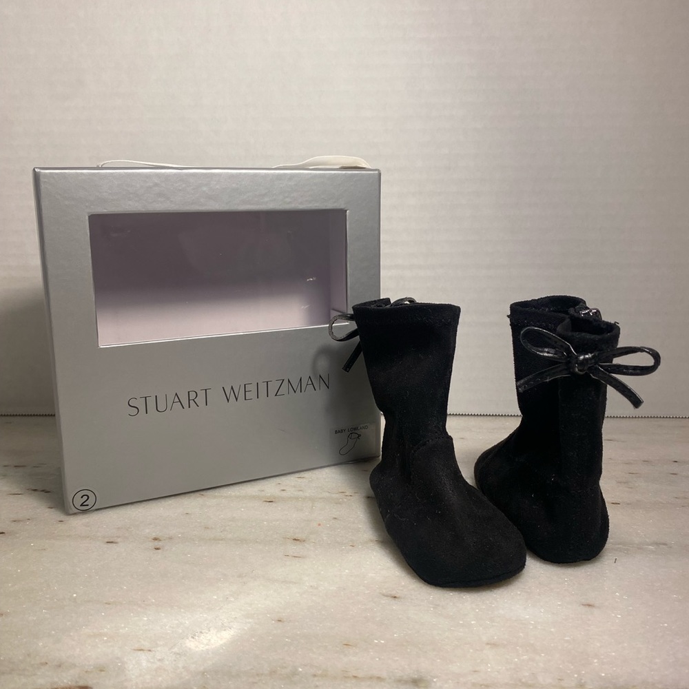 Stuart Weitzman Baby Booties size 2